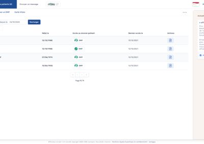 liste DMP patients